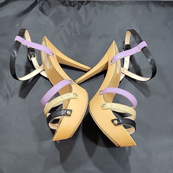 ANDREA MULTI-STRAPS HIGH HEEL STILETTOS SANDAL - Picture 8 of 15